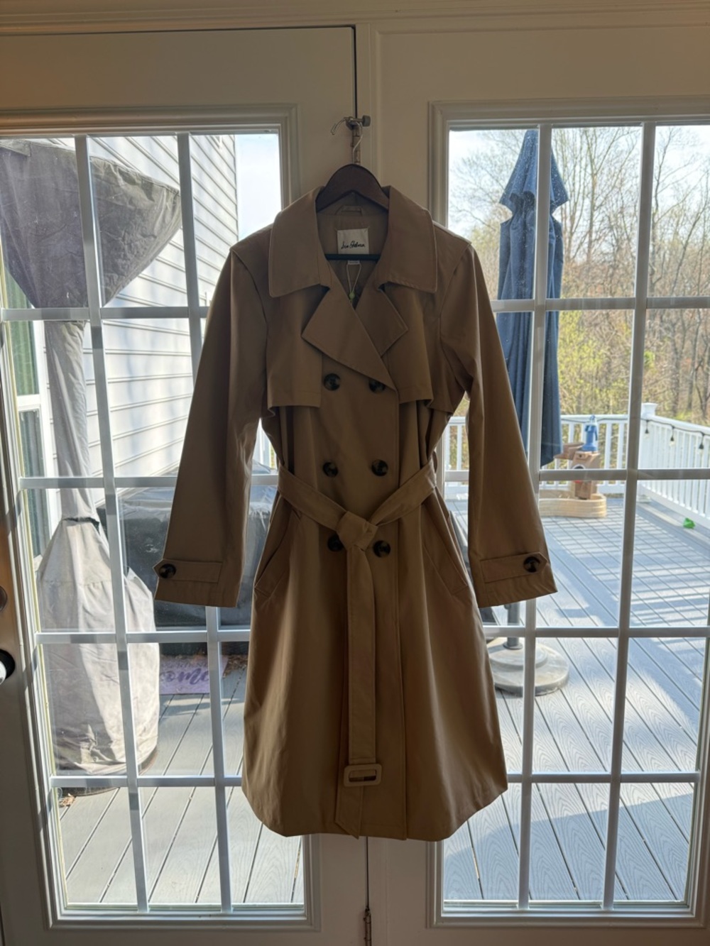 Sam Edelman Double-Breasted Trench Coat in Sand - *NWT* - Size XL